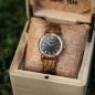 Preview: HOLZKERN | Erde Elemente Damen Holzarmbanduhr 32mm
